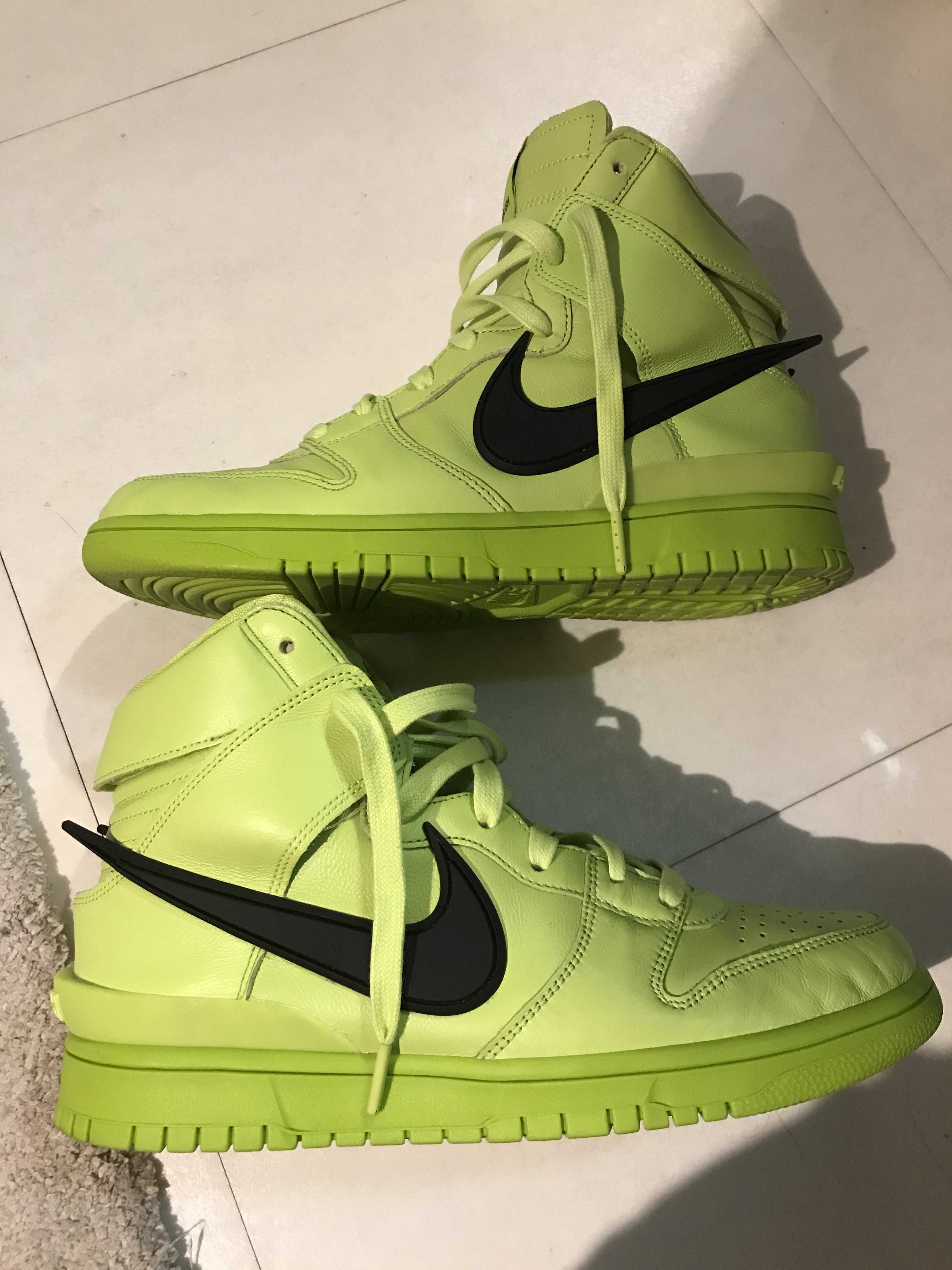 AMBUSH × NIKE DUNK HIGH "FLASH LIME"