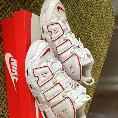 NIKE AIR MORE UPTEMPO "WHITE/VARSITY RED" (2021)