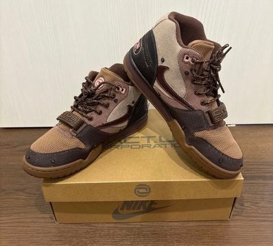Travis Scott x Nike Air Trainer 1 SP "Archaeo Brown and Rust Pink"