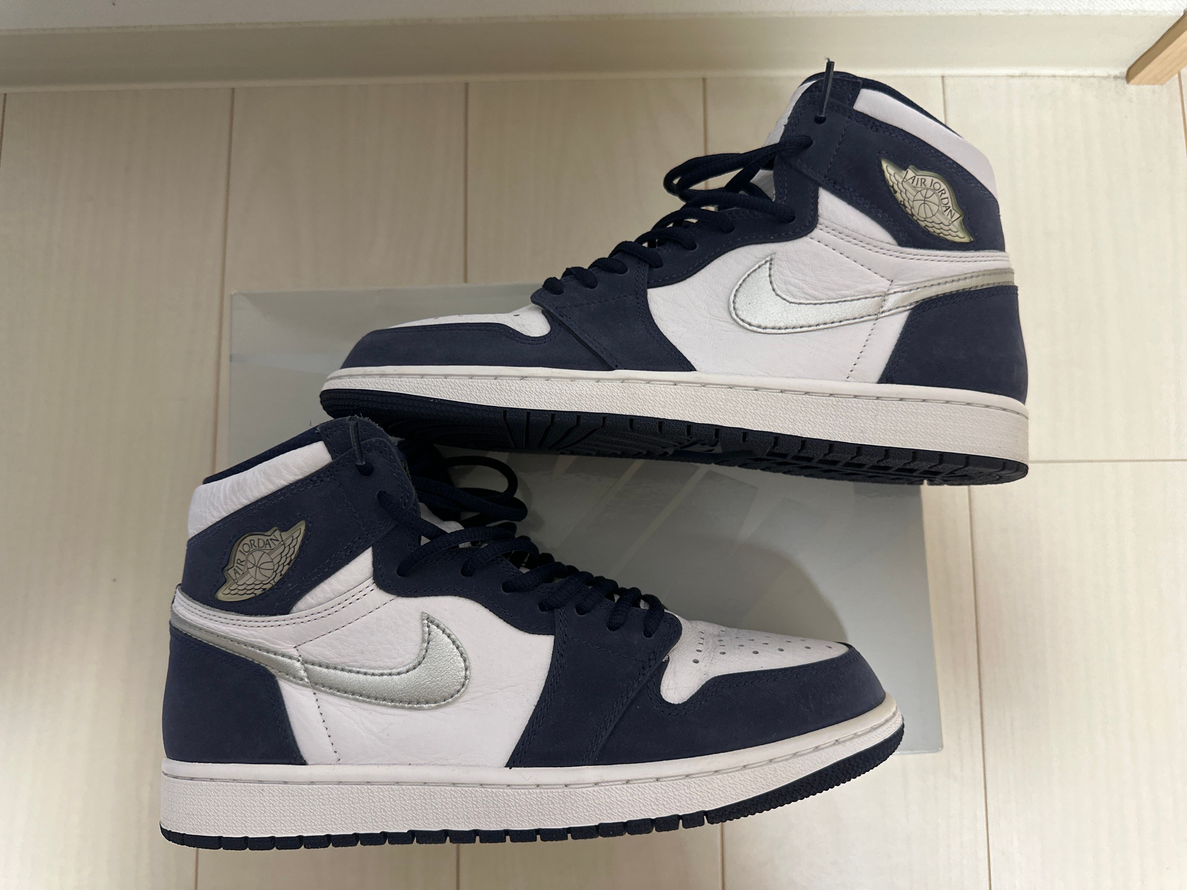 Nike Air Jordan 1 High OG CO.JP "White/Midnight Navy" (2020)(ブリーフケースなし)