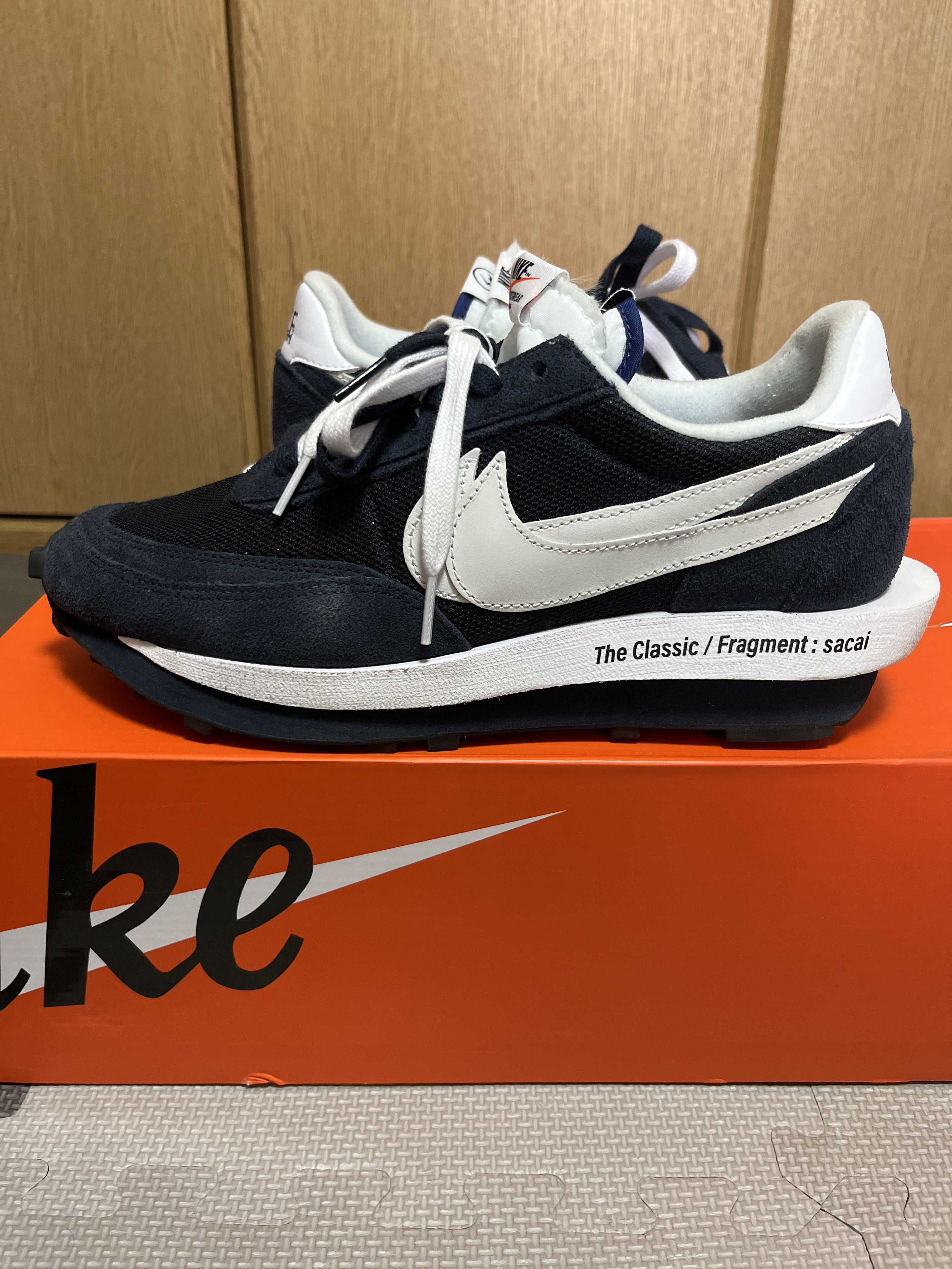 Fragment × sacai × Nike LD Waffle "Blackended Blue"