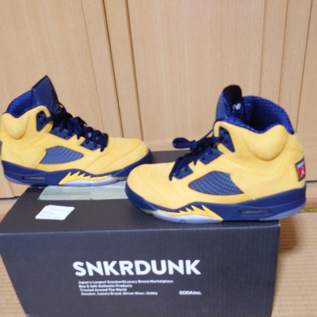 NIKE AIR JORDAN 5 "MICHIGAN"