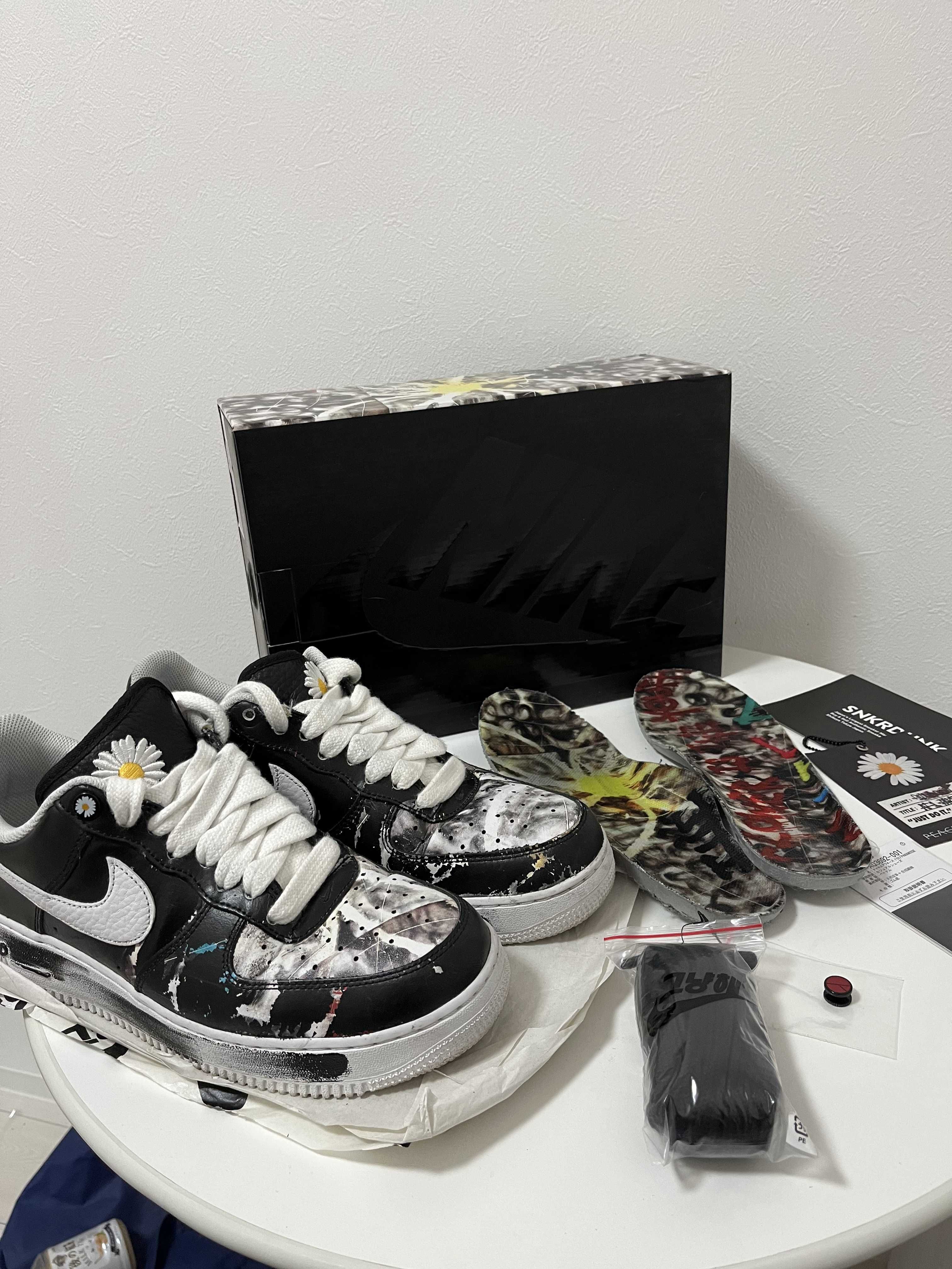 PEACEMINUSONE × Nike Air Force 1 Low Para Noise "Black" / G-DRAGON