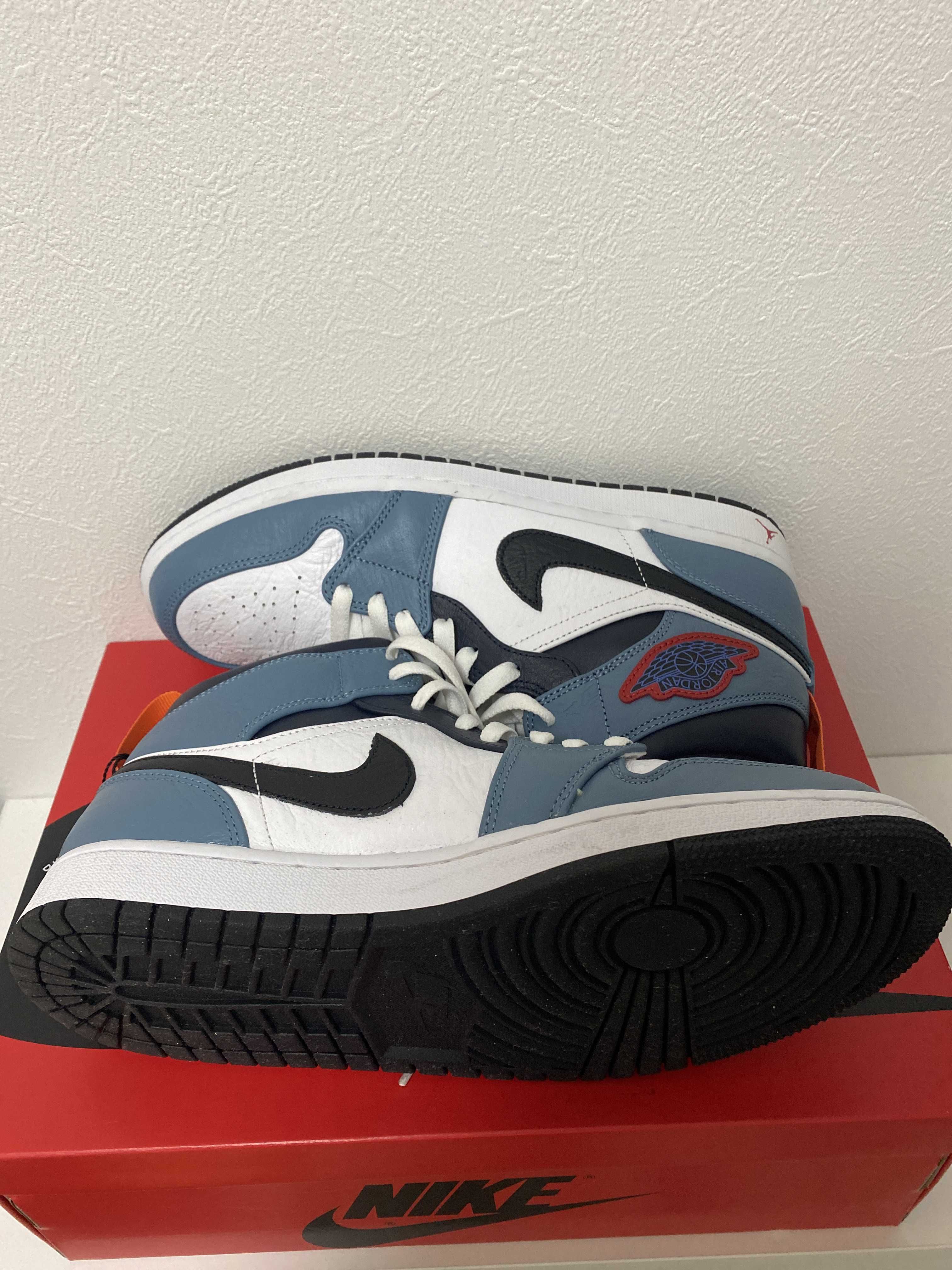 FACETASM × Nike Air Jordan 1 Mid "White/Navy"