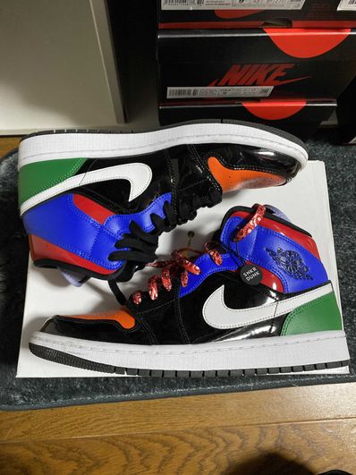 NIKE Women's AIR JORDAN 1 MID "PATENT BLEND"