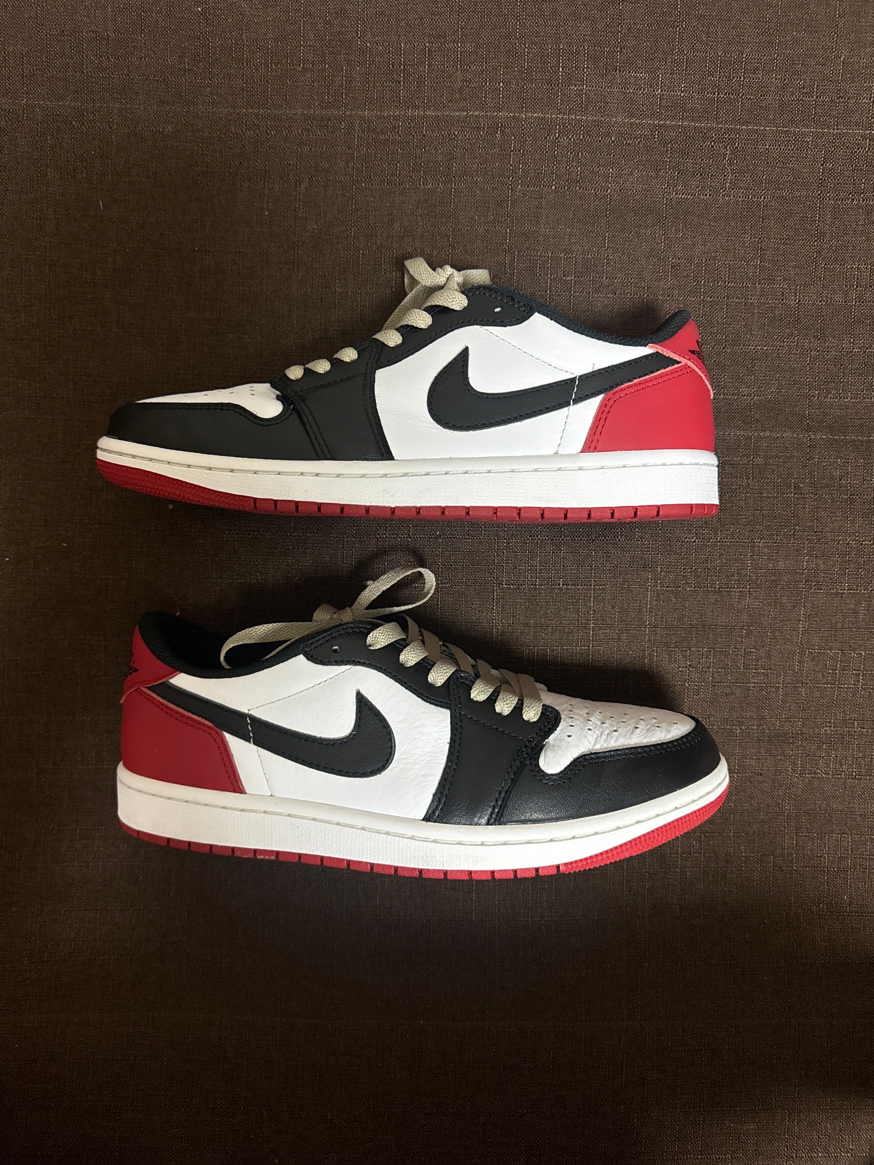 Nike Air Jordan 1 Retro Low OG "Black Toe"