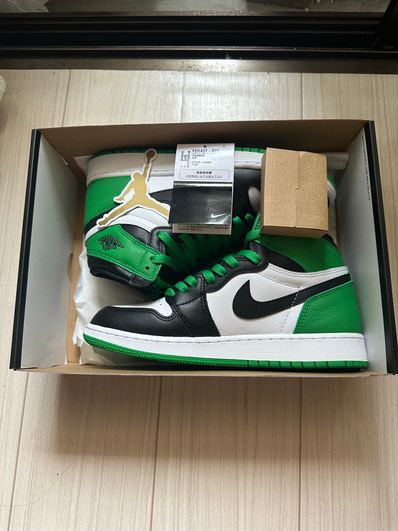 Nike GS Air Jordan 1 Retro High OG "Celtics/Black and Lucky Green" (2023)