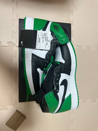 Nike GS Air Jordan 1 Retro High OG "Celtics/Black and Lucky Green" (2023)