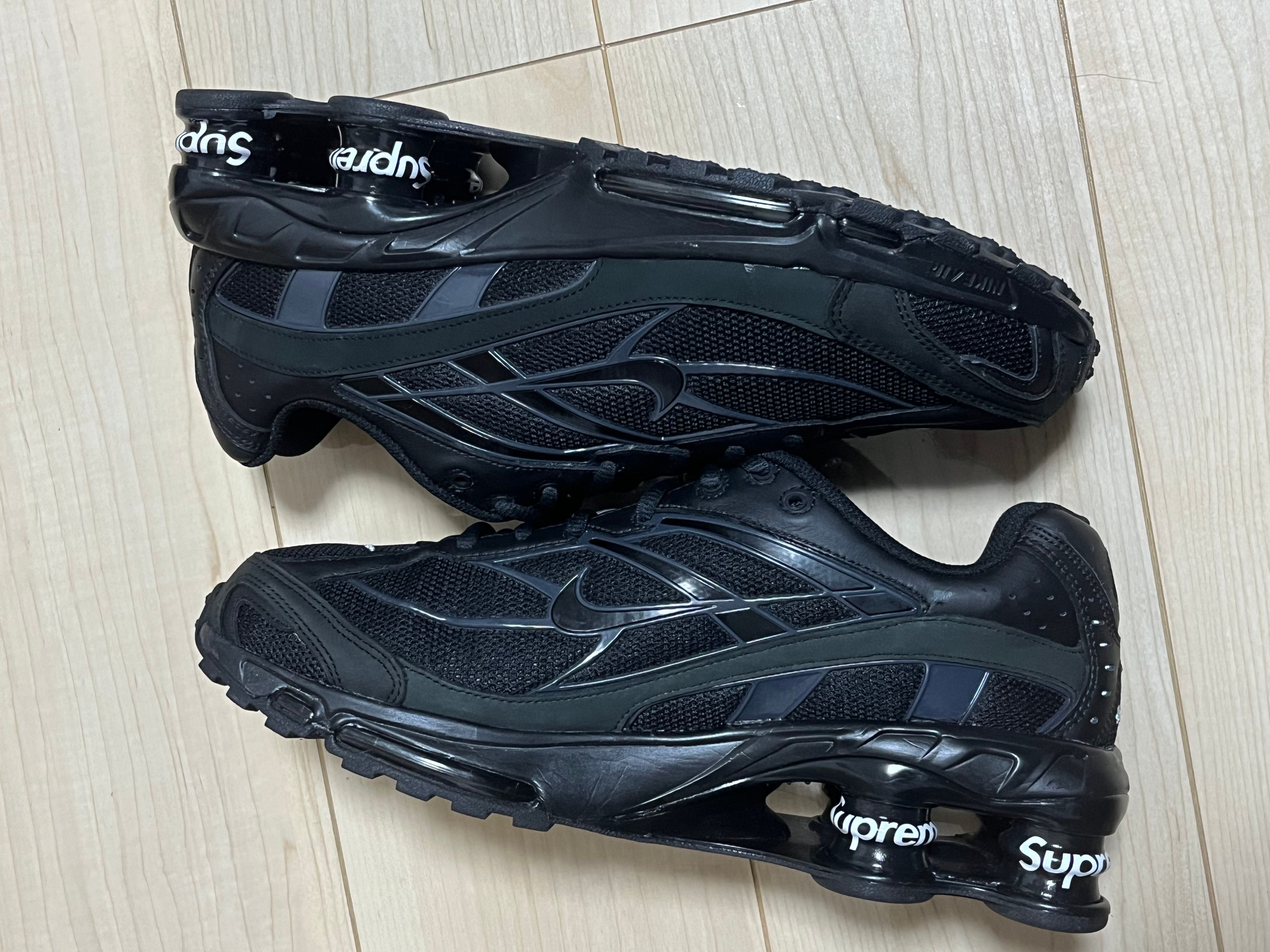 Supreme × Nike Shox Ride 2 "Black/Black-White"