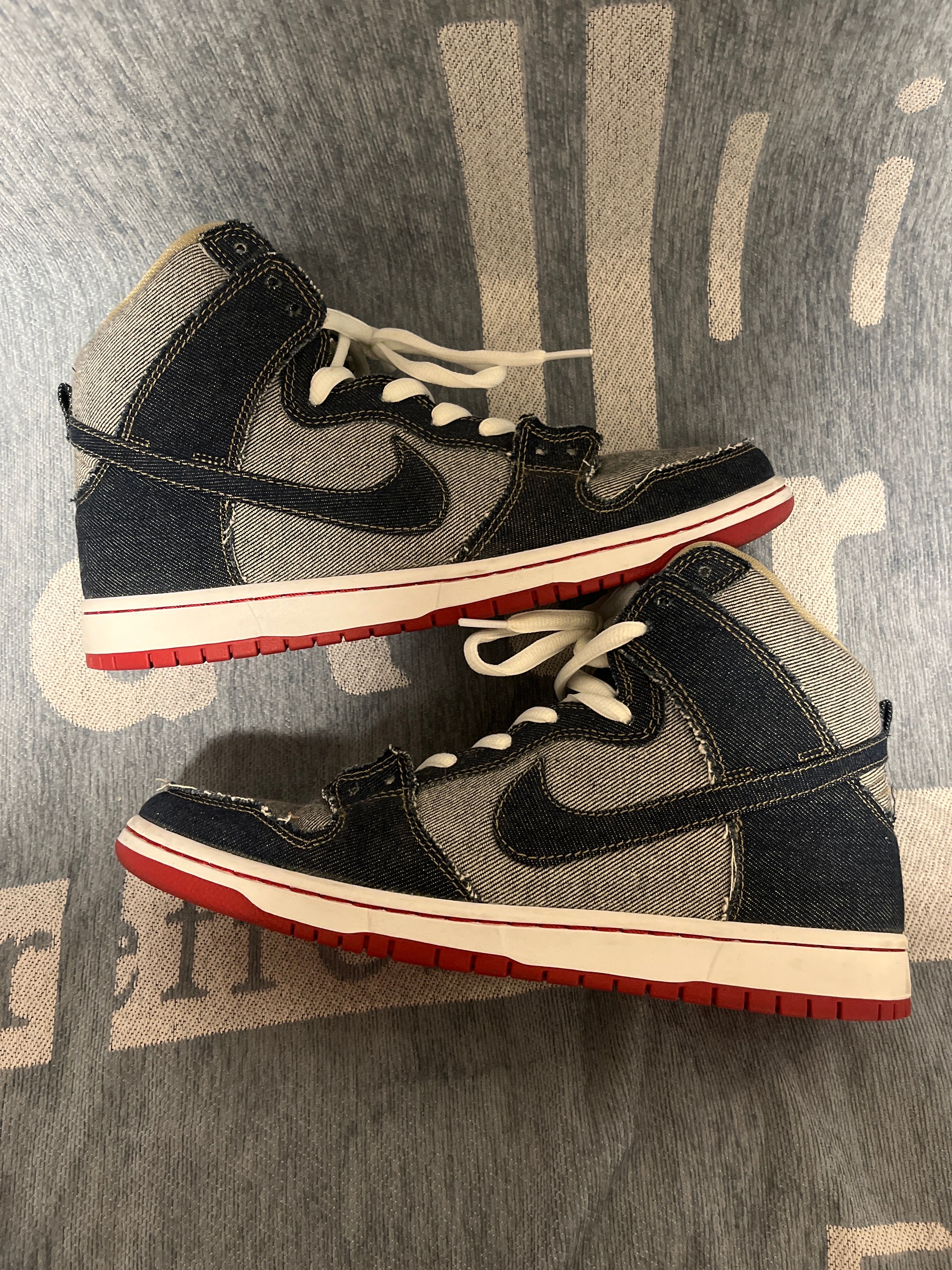 Nike SB Dunk High Reese Forbes Denim "Midnight Navy"