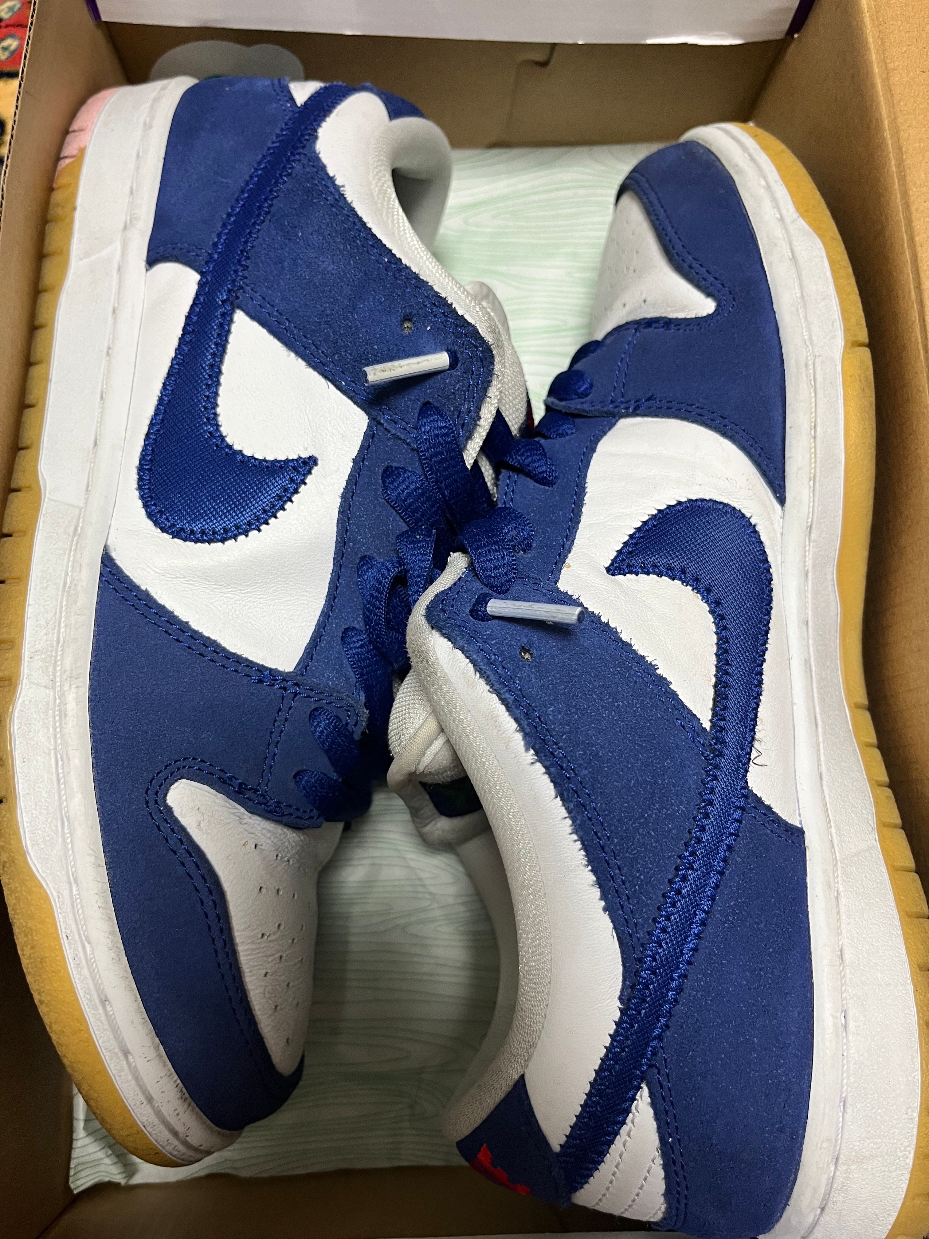 Nike SB Dunk Low "Los Angeles Dodgers/Deep Royal Blue"