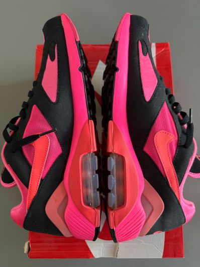 COMME des GARCONS HOMME PLUS × Nike Air Max 180 "Black/Pink"
