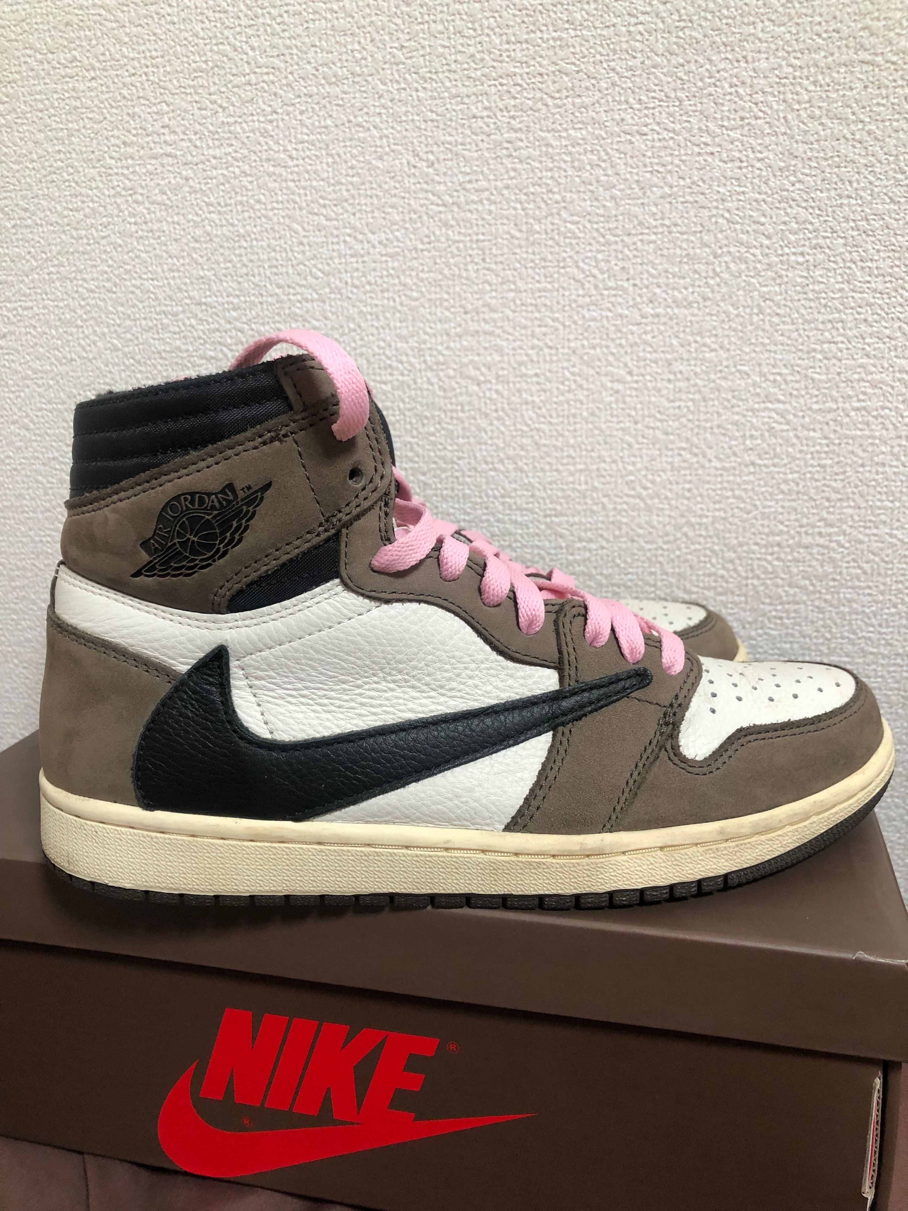 Travis Scott × Nike Air Jordan 1 Retro High OG TS SP "Sail/Dark Mocha"