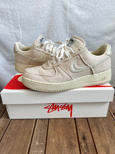 Stussy × Nike Air Force 1 Low "Fossil Stone"