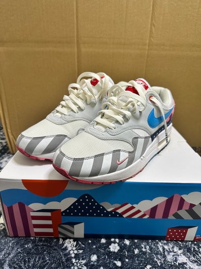 Parra × Nike Air Max 1 "White/Pure Platinum"