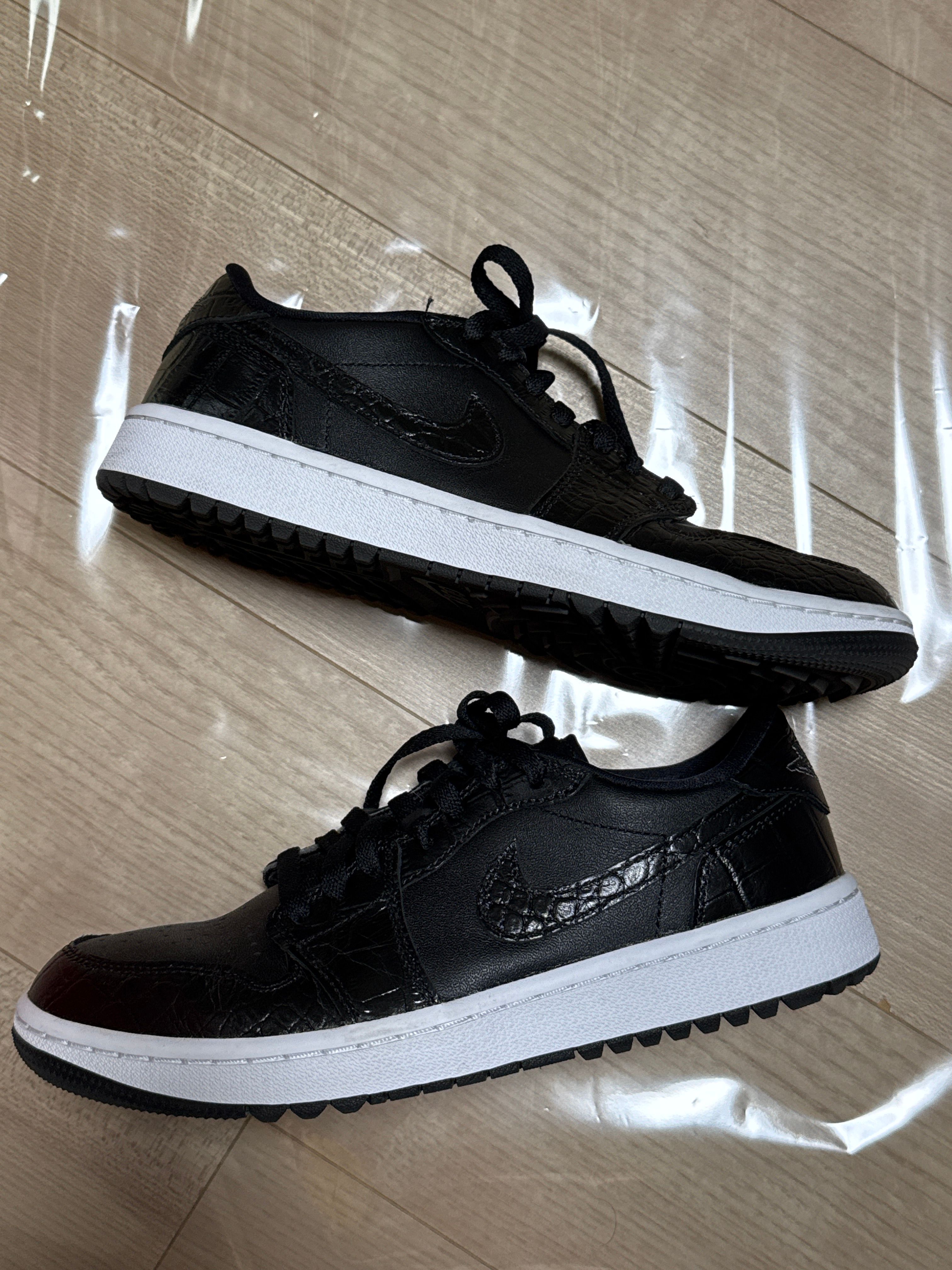 Nike Air Jordan 1 Low Golf "Black Crocodile Skin"