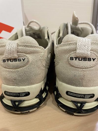 Stussy × Nike Air Zoom Spiridon CG 2 "Fossil/Black"