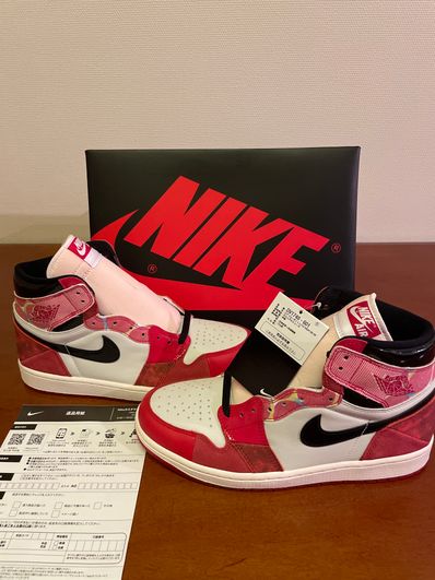 Spider-Man × Nike Air Jordan 1 Retro High OG SP "Spider-Man: Across the Spider-Verse/University Red"