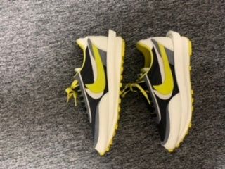 UNDERCOVER × sacai × Nike LD Waffle "Black/Sail-Dark Grey-Bright Citron"