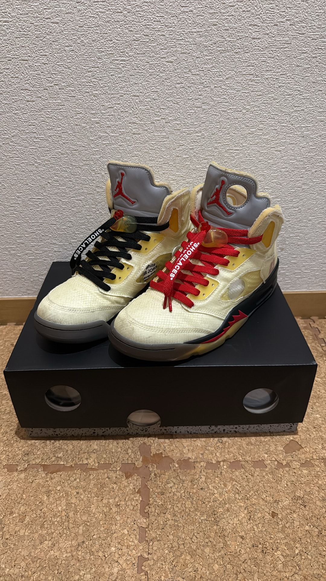 Off-White × Nike Air Jordan 5 "Sail"  