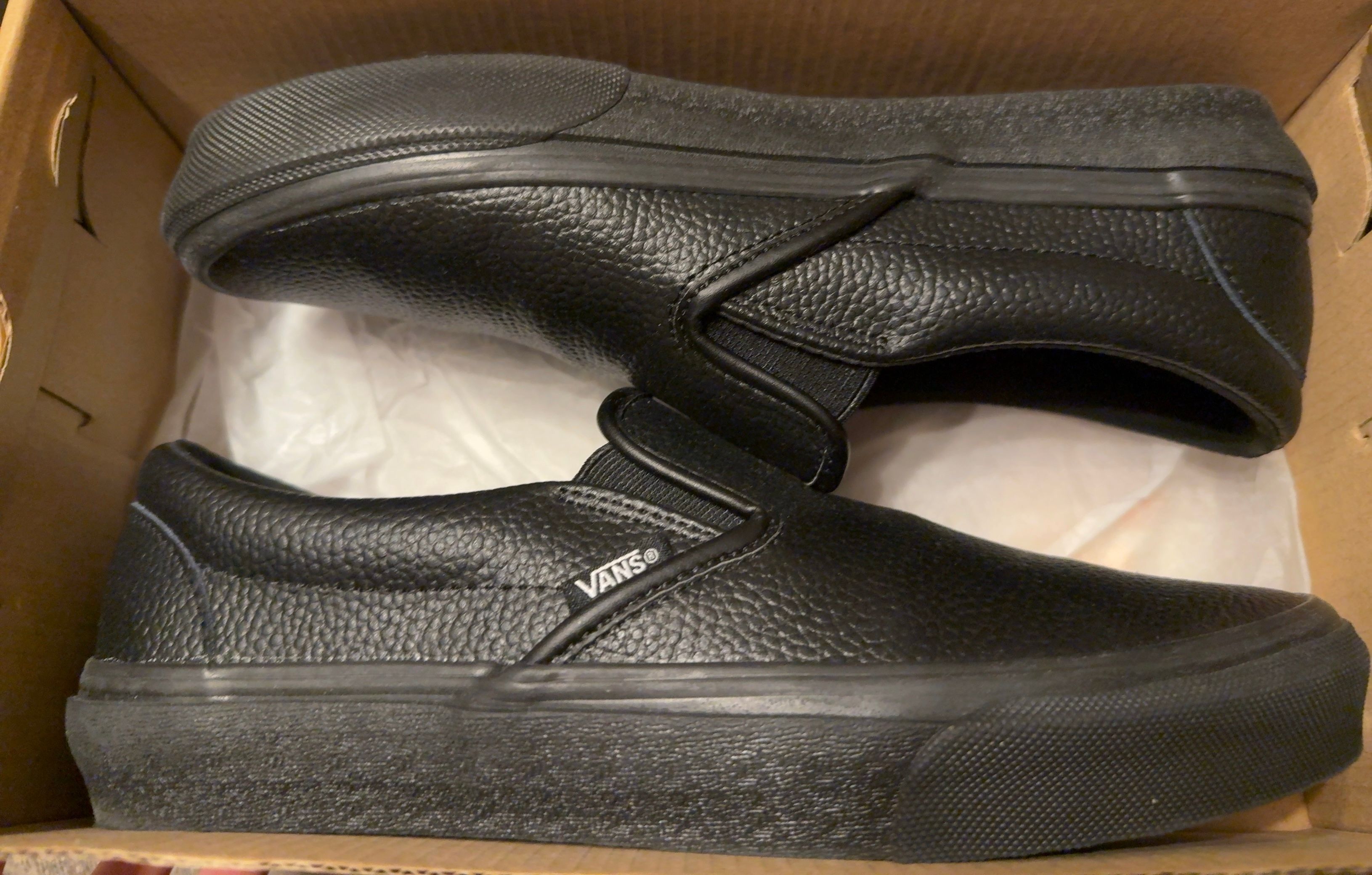 Vans Slip-On Leather "Black"