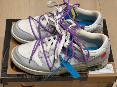 Off-White × Nike Dunk Low "Sail/Neutral Gray"