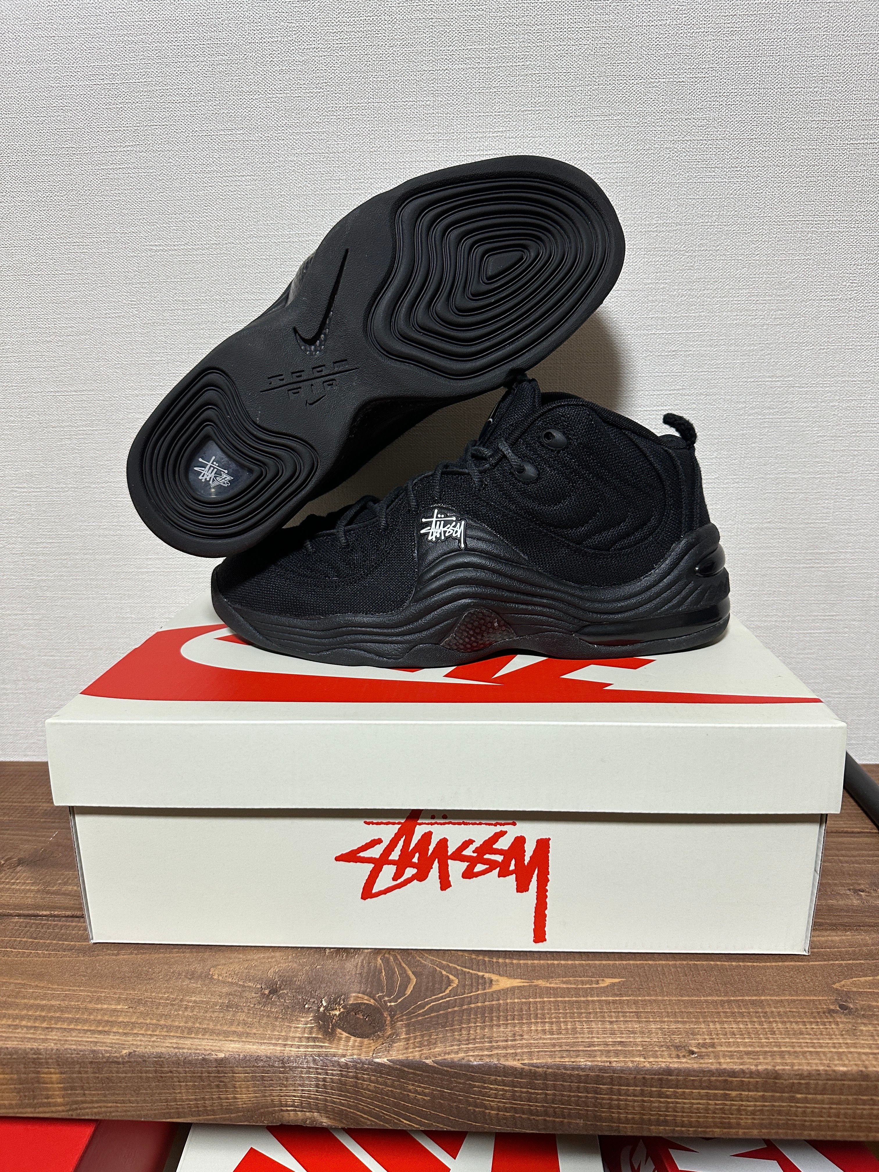 Stussy × Nike Air Penny 2 "Black"