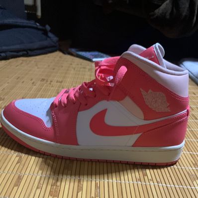 Nike Women's Air Jordan 1 Mid "Strawberries and Cream"