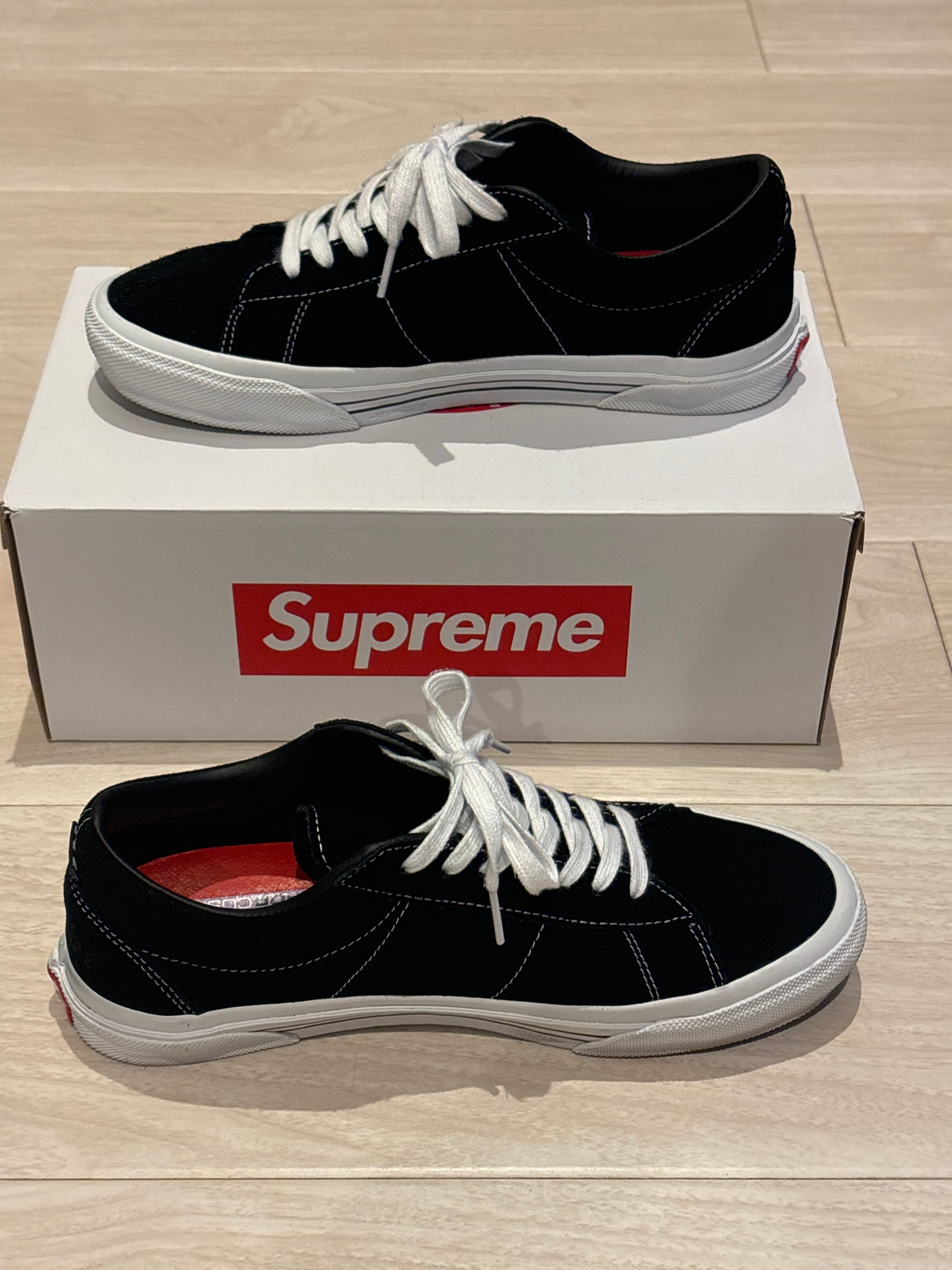 Supreme × Vans Sid "Black"