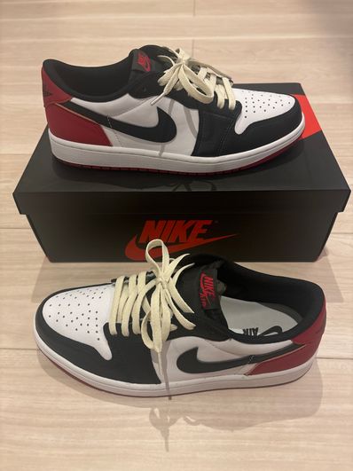 Nike Air Jordan 1 Retro Low OG "Black Toe"