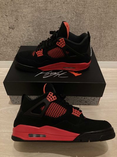 Nike Air Jordan 4 "Red Thunder/Crimson"