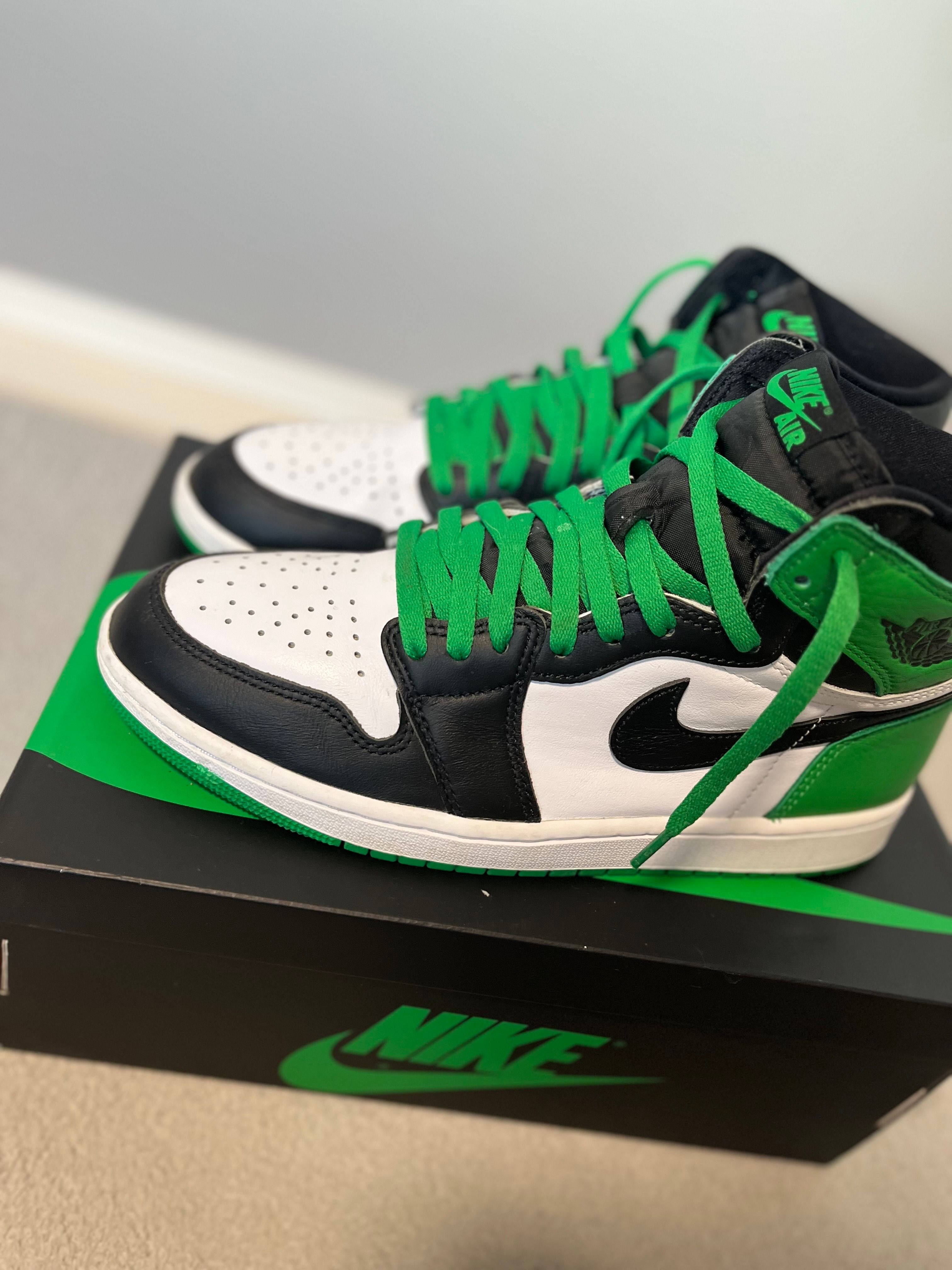 Nike Air Jordan 1 Retro High OG "Celtics/Black and Lucky Green" (2023)