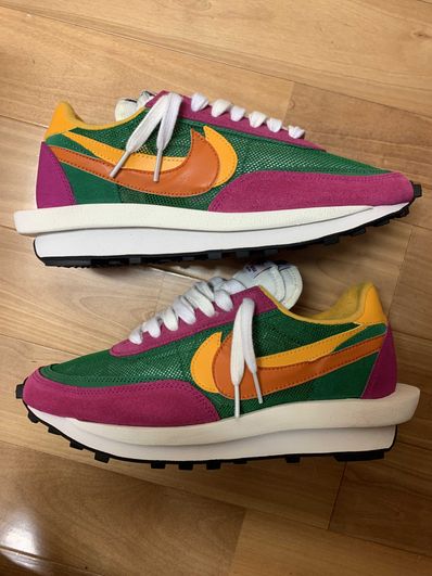 sacai × NIKE LDV WAFFLE "PINE GREEN"