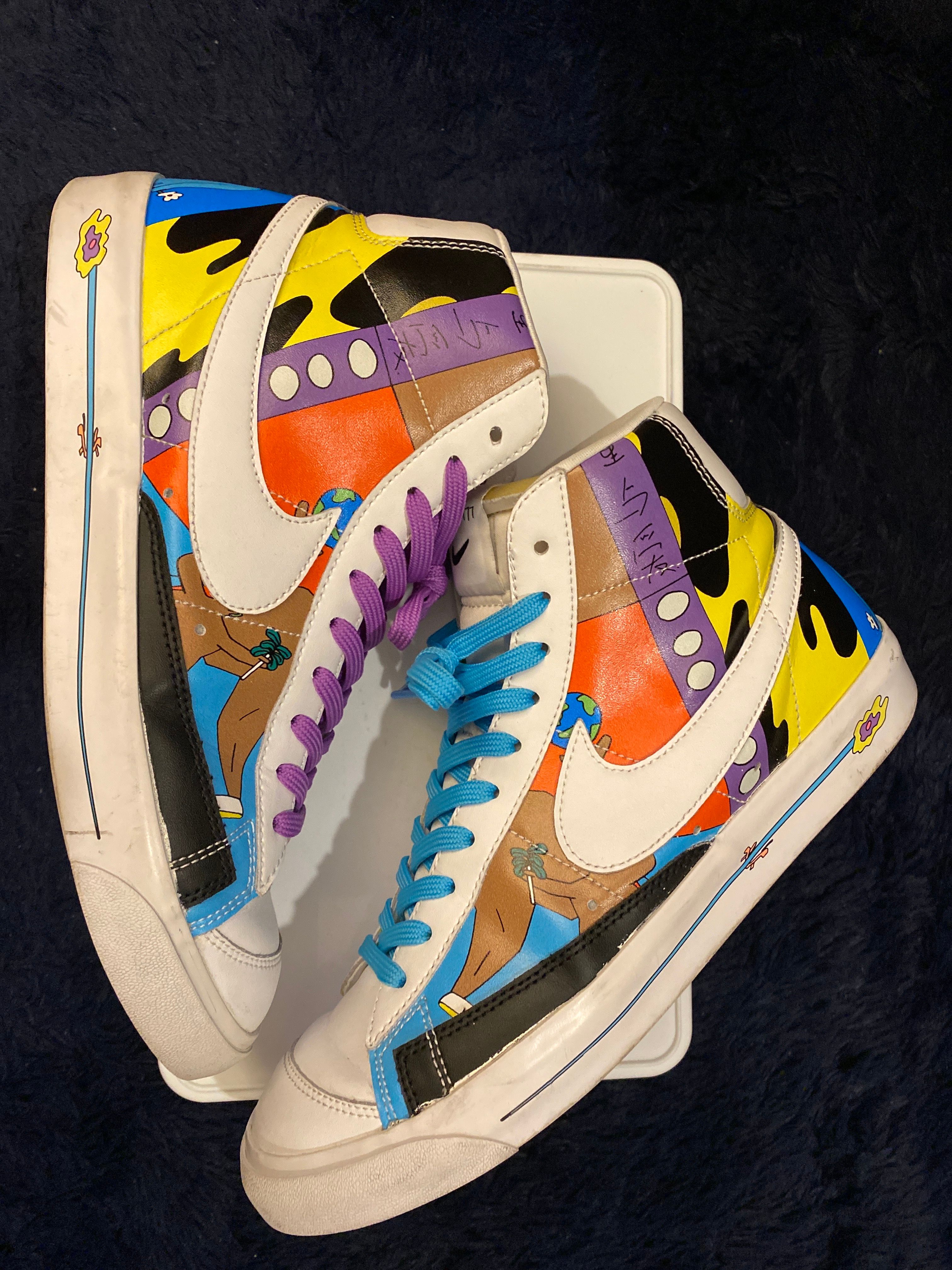 RUOHAN WANG × NIKE BLAZER MID FLYLEATHER