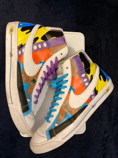 RUOHAN WANG × NIKE BLAZER MID FLYLEATHER