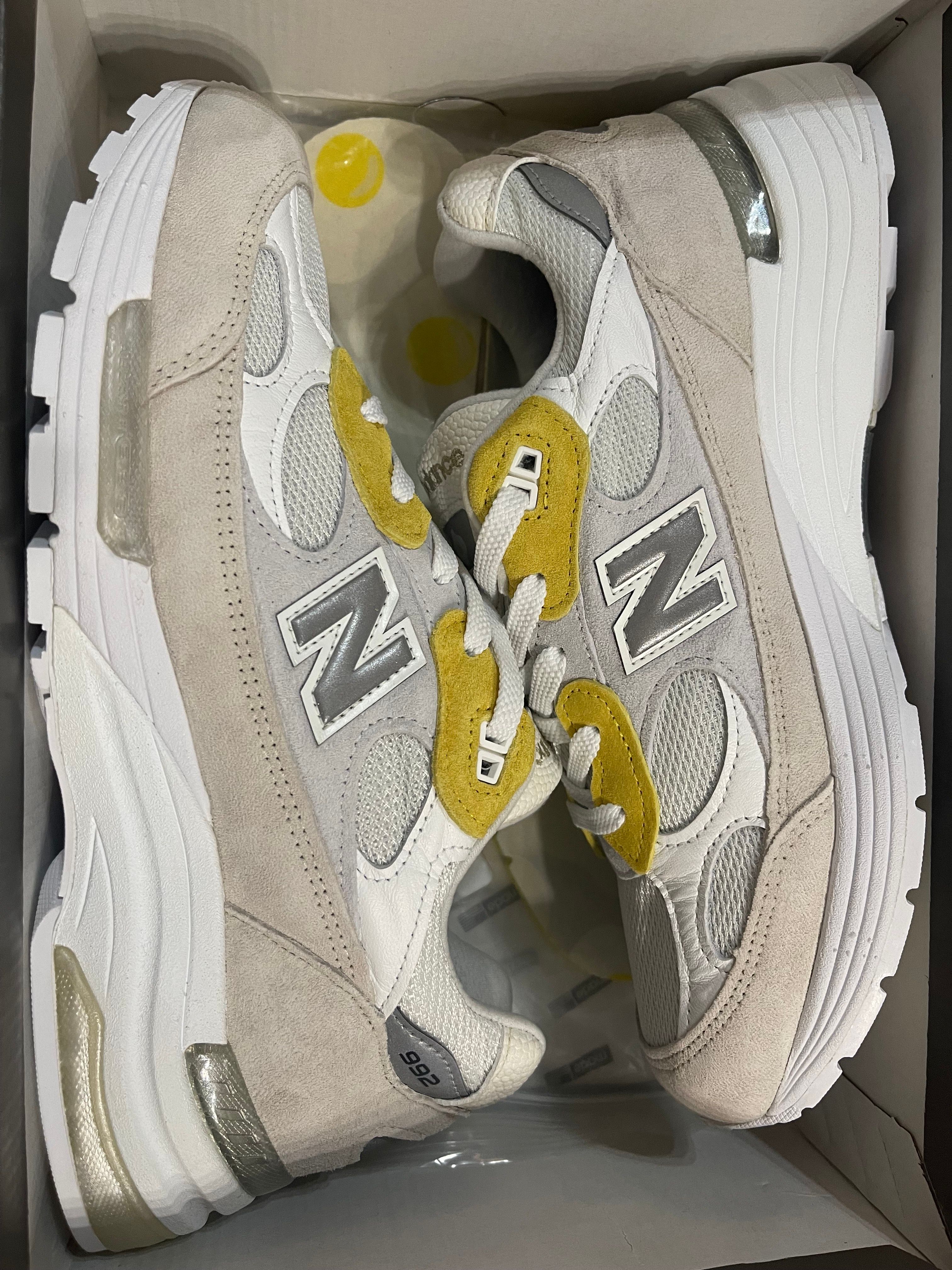 Paperboy × New Balance 992 "Fried Egg"