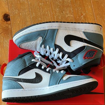 FACETASM × Nike Air Jordan 1 Mid "White/Navy"