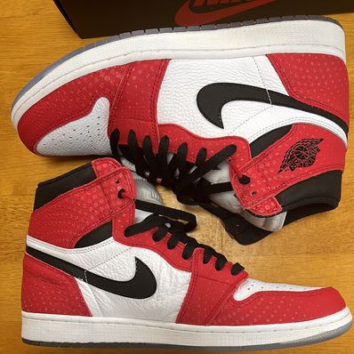 Spiderman × Nike Air Jordan 1 Origin Story "Gym Red/White/Photo Blue/Black"