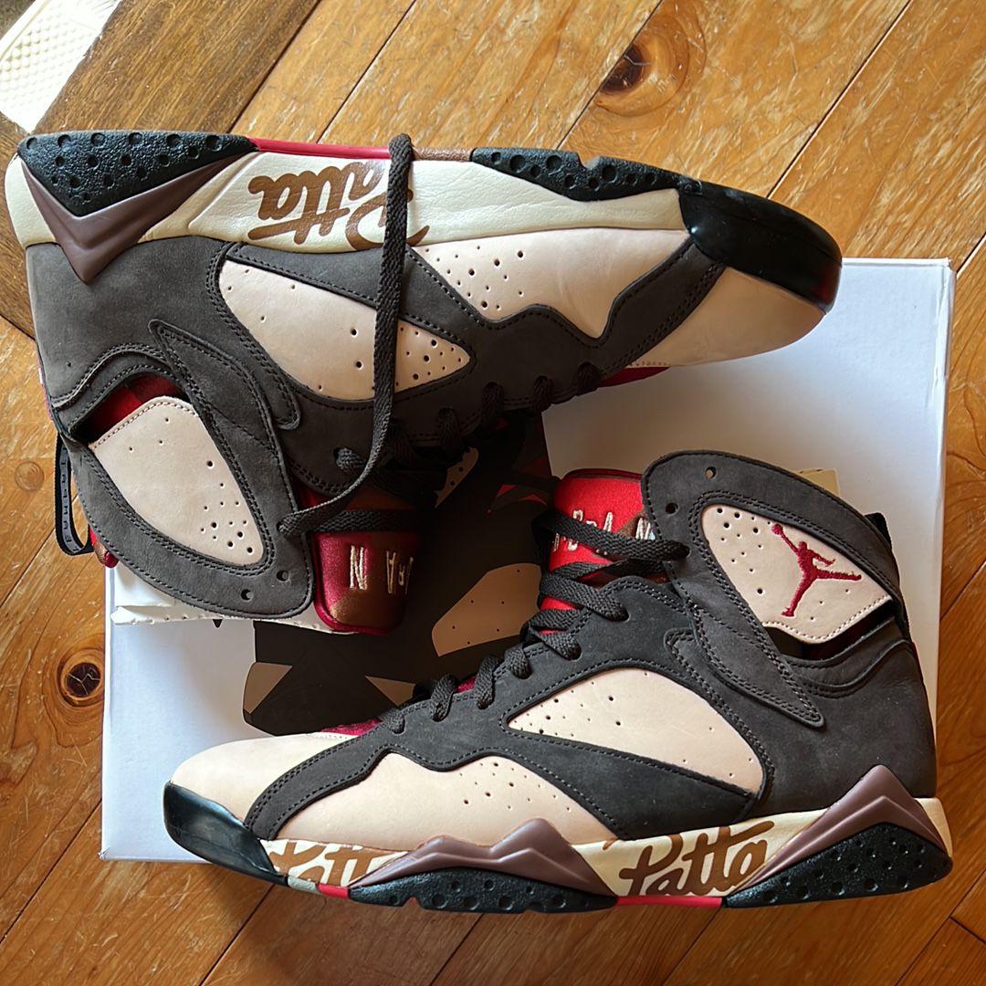 Patta × Nike Air Jordan 7 OG "Brown"
