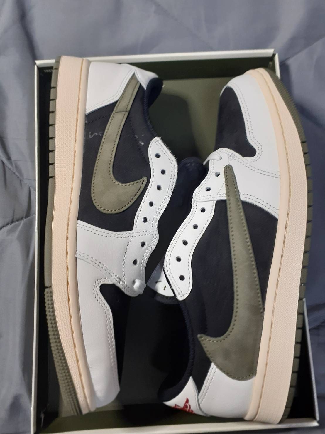 Travis Scott × Nike Women's Air Jordan 1 Low OG "Medium Olive"