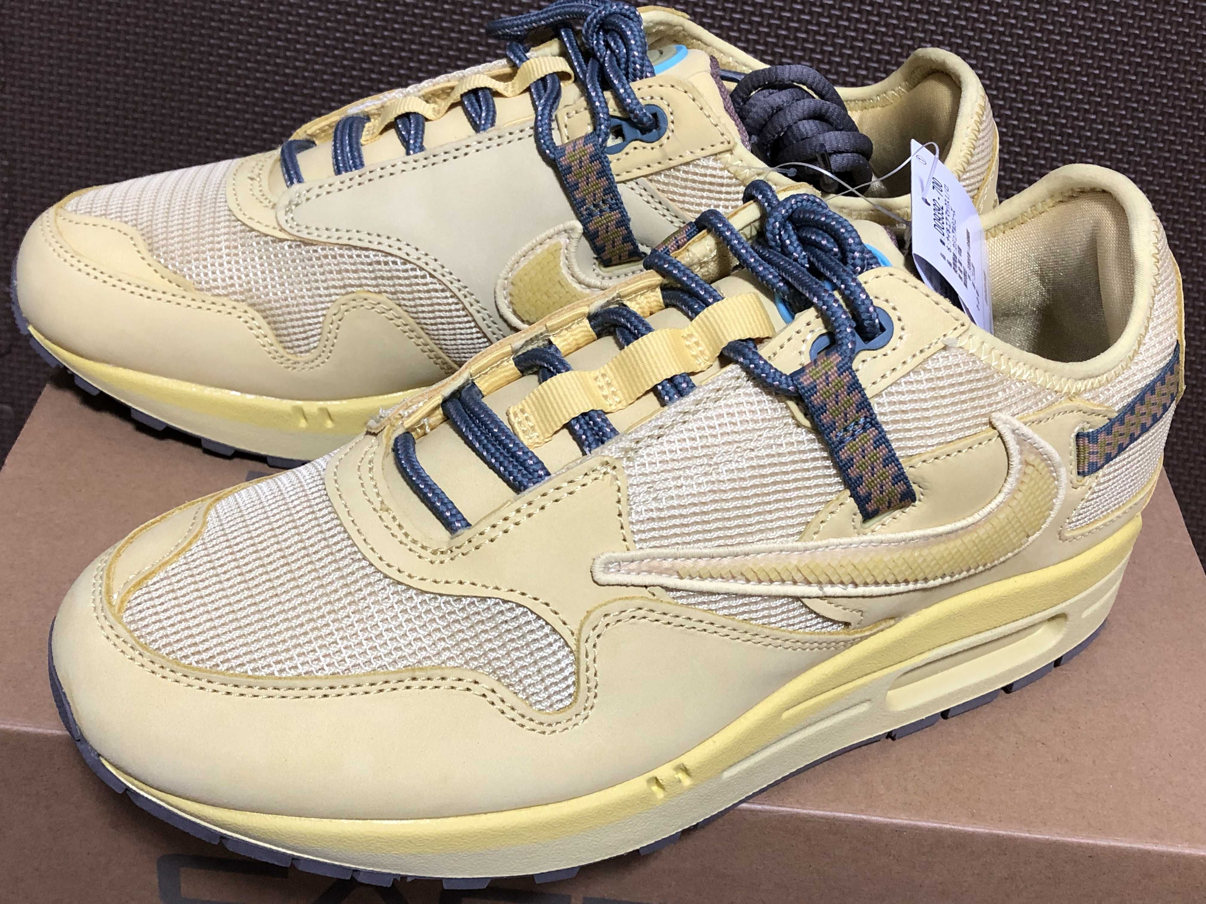 Travis Scott × Nike Air Max 1 "CACT.US Gold"