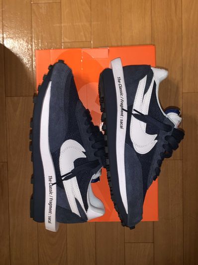 Fragment × sacai × Nike LD Waffle "Blackended Blue"