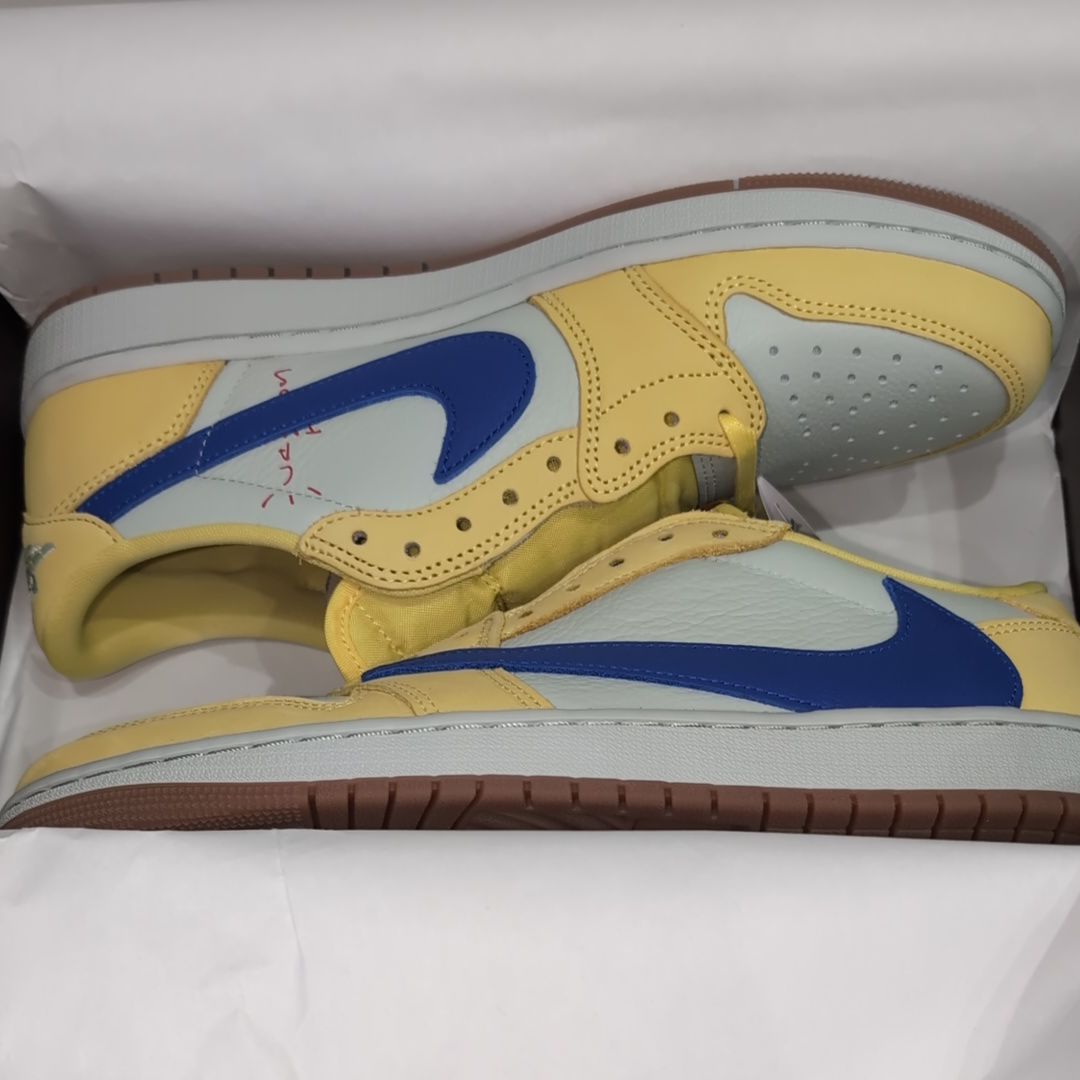 Travis Scott × Nike Women's Air Jordan 1 Retro Low OG "Canary"