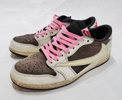 Travis Scott × Nike Air Jordan 1 Low OG SP "Reverse Mocha/Sail and Ridgerock"