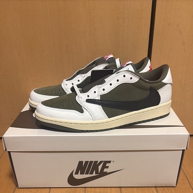 Travis Scott × Nike Air Jordan 1 Low OG SP "Reverse Olive"
