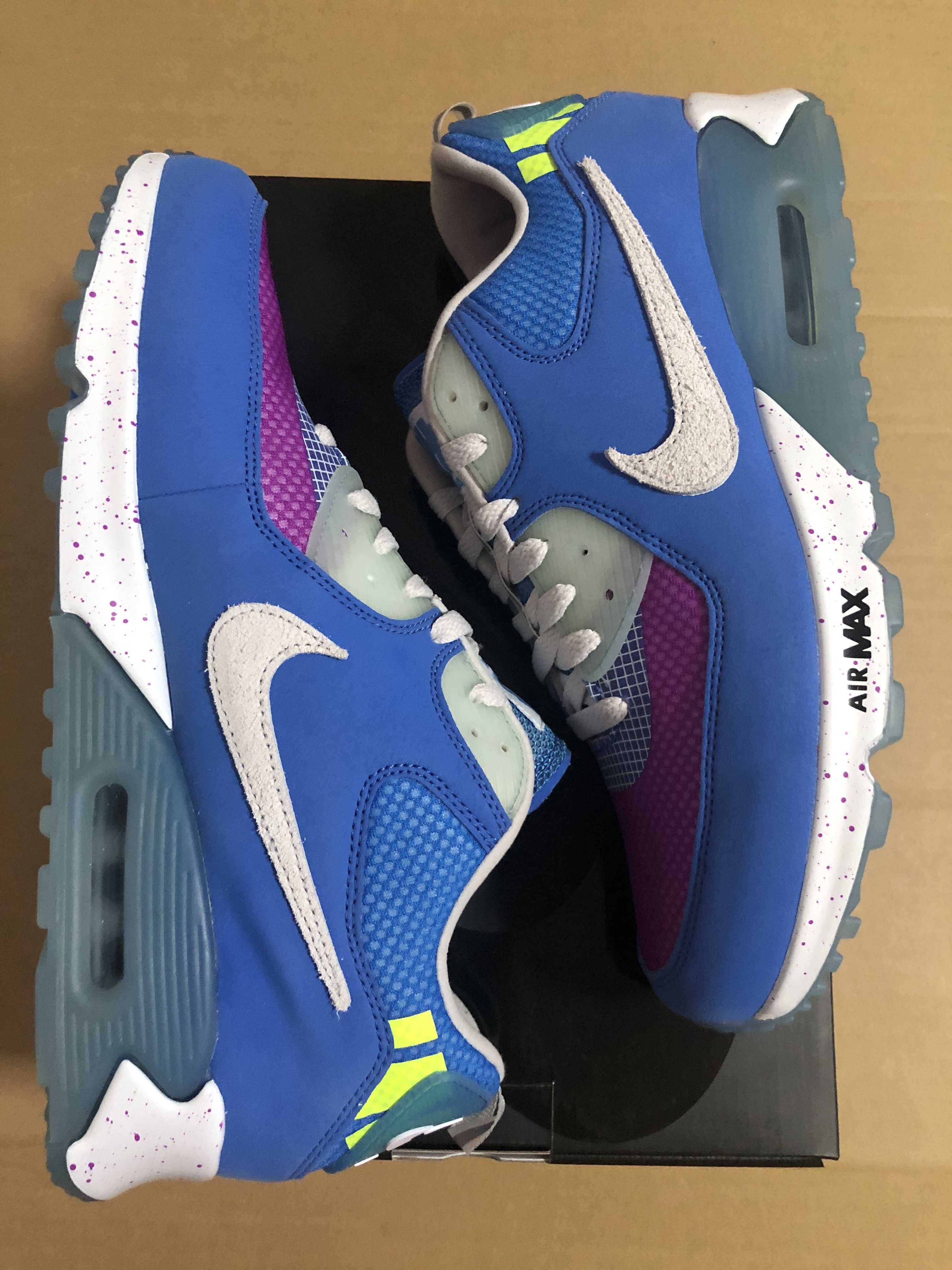 UNDEFEATED × Nike Air Max 90 "Blue/Purple"