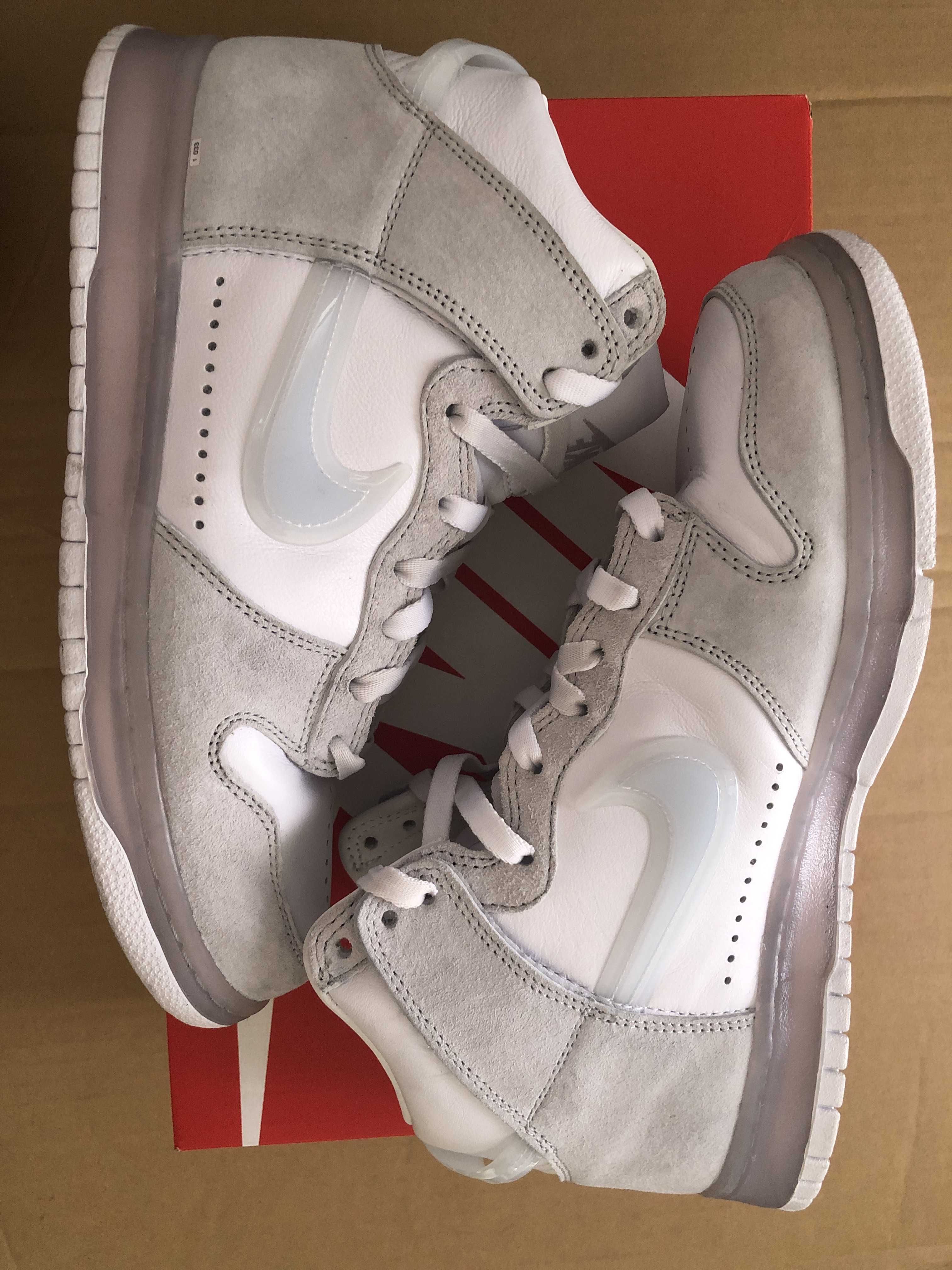 SLAM JAM x NIKE DUNK HIGH "WHITE/CLEAR PURE PLATINUM"