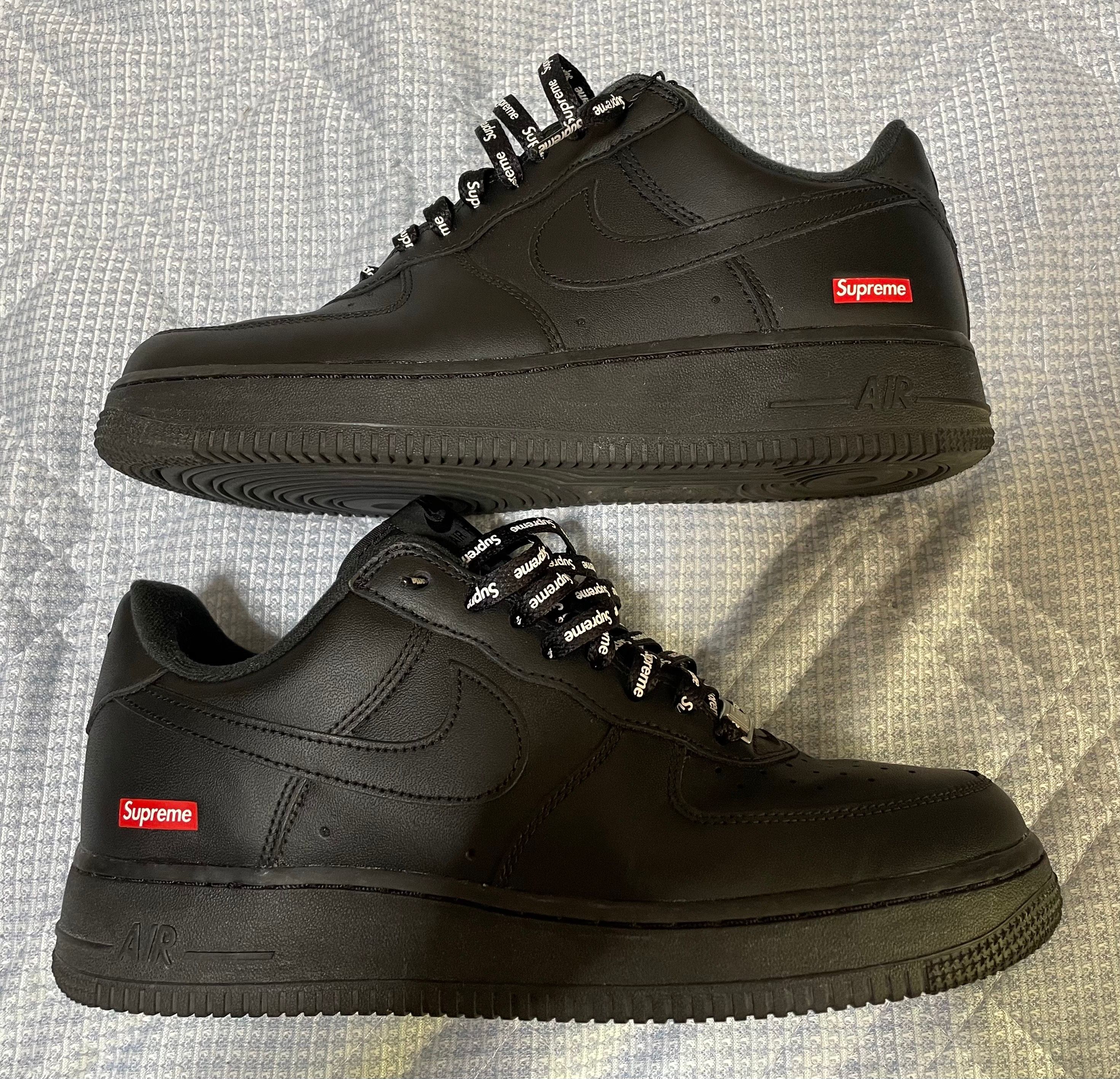 Supreme × Nike Air Force 1 Low "Black"