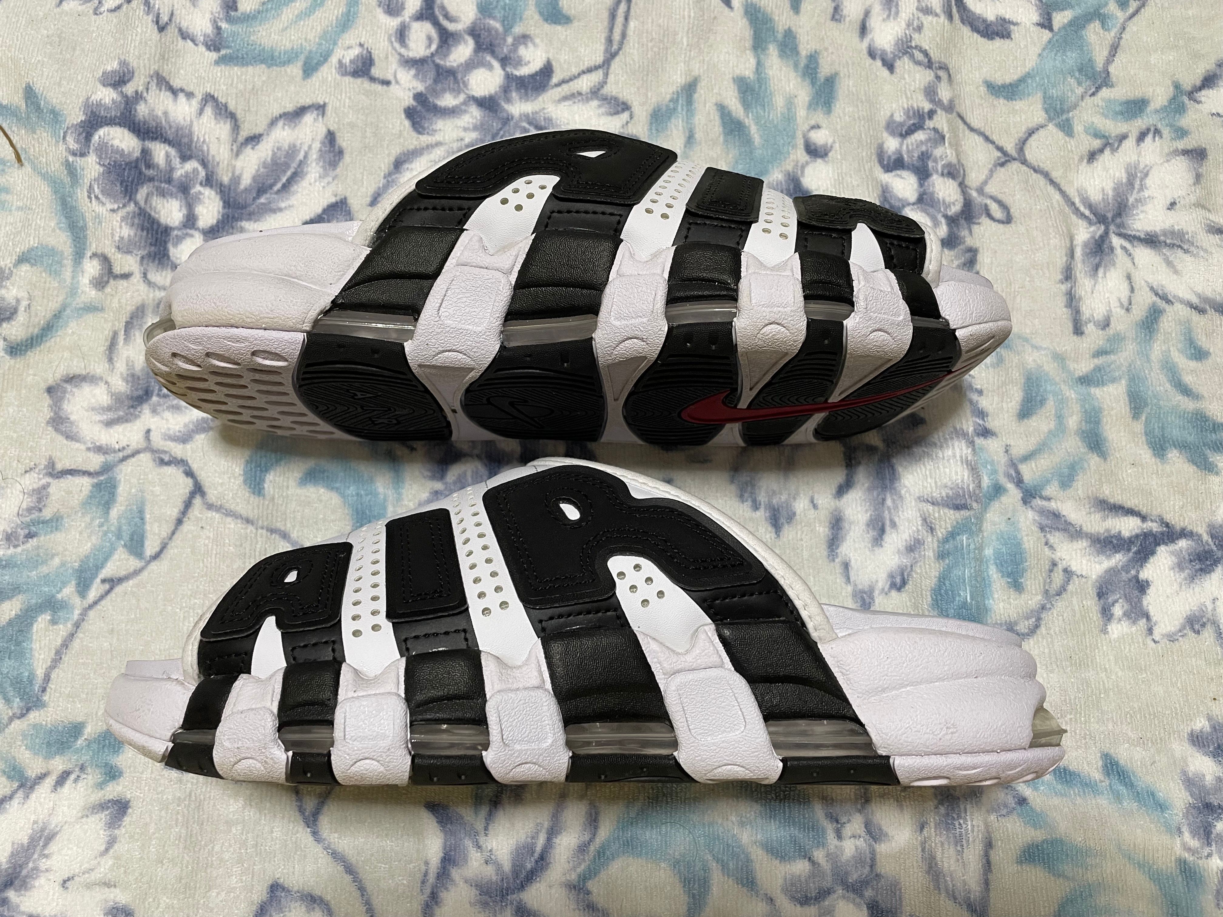 Nike Air More Uptempo Slide "White and Black"