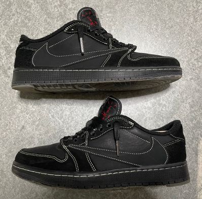 Travis Scott × Nike Air Jordan 1 Low OG SP "Black Phantom"